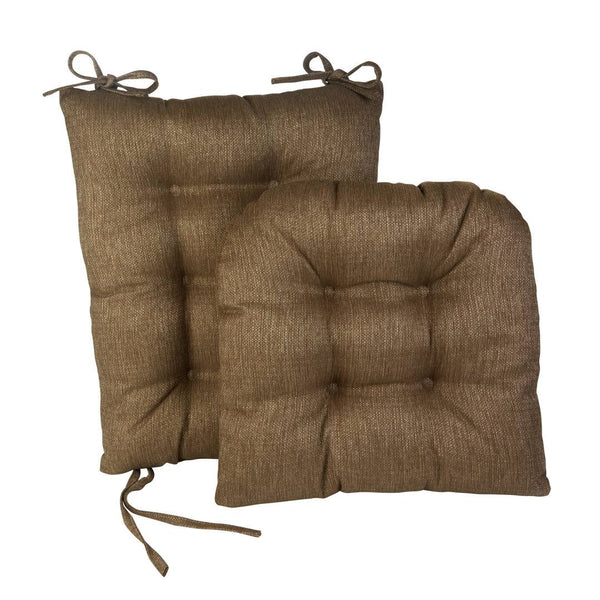 Rocking Chair Cushion Set Latitude Run Fabric: Gold
