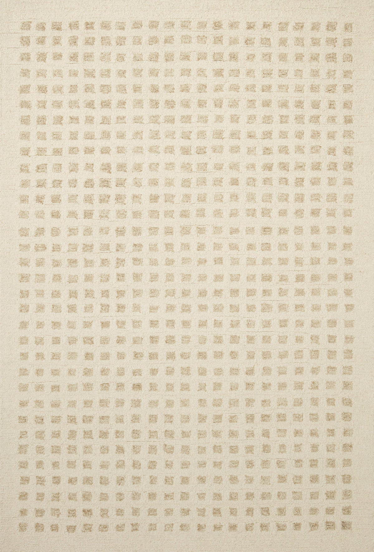 Chris Loves Julia x Loloi Polly POL-01 Ivory Natural Rug - 7 ft 9 in x 9 ft 9 in