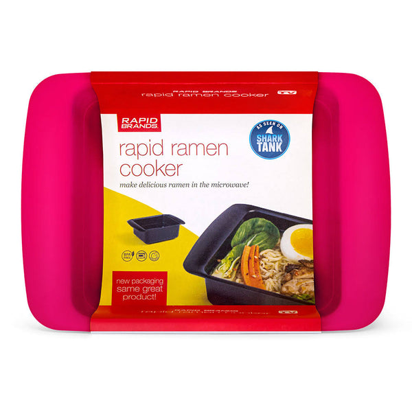 Rapid Ramen Cooker 1 Pack Microwavable Cookware for Instant Ramen Teal, Pink
