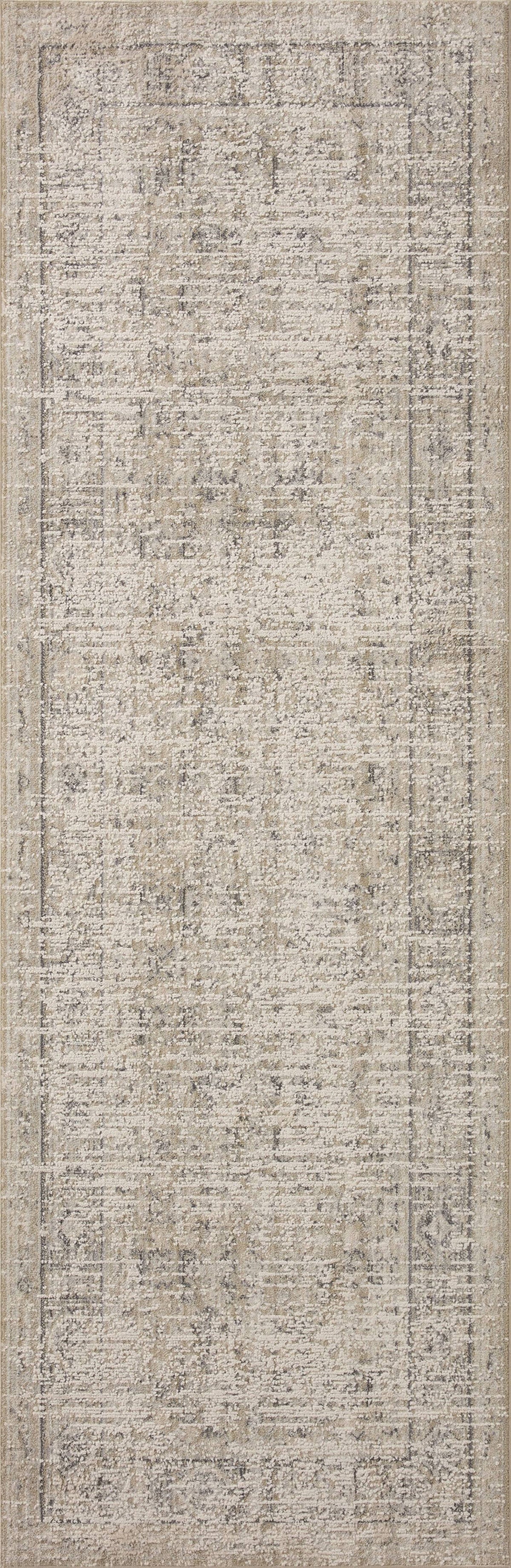 Amber Lewis x Loloi 2'7" 12'0" Taupe/Dove Alie ALE-03 Runner Area Rug