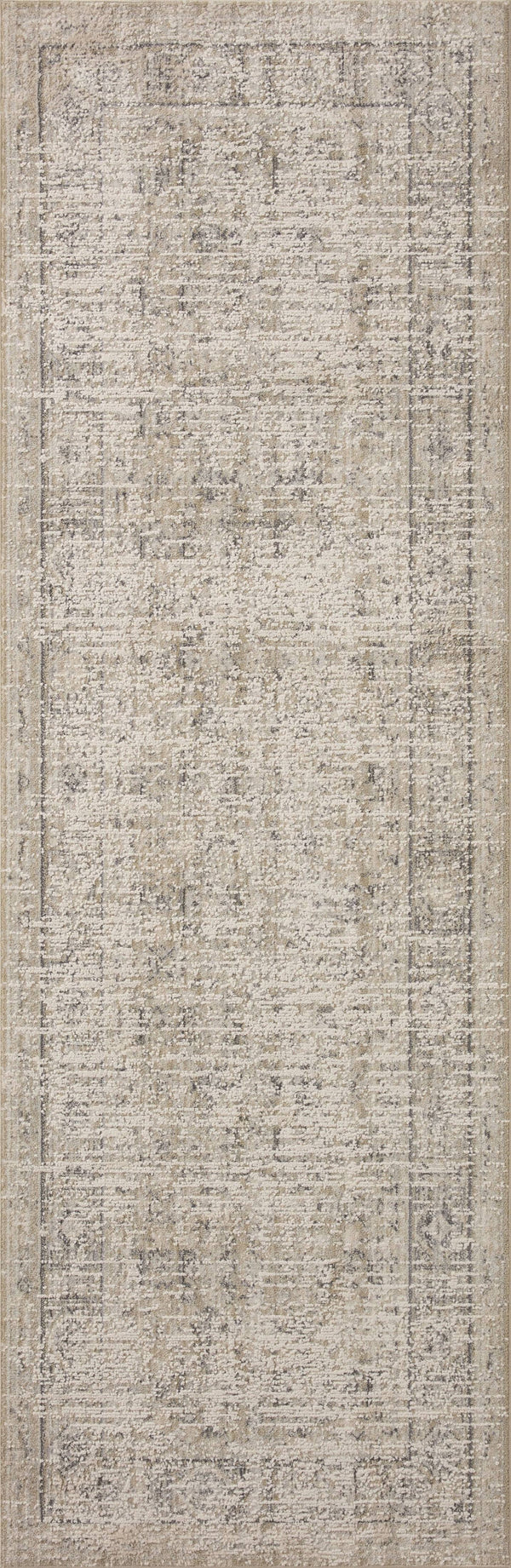 Amber Lewis x Loloi 2'7" 12'0" Taupe/Dove Alie ALE-03 Runner Area Rug