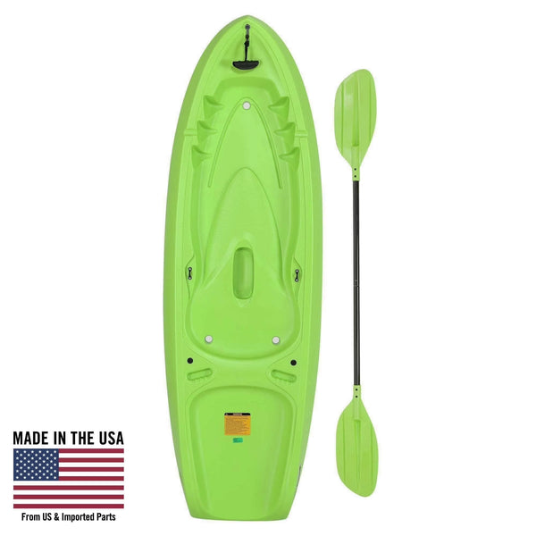 Lifetime Recruit 6.5 Ft Youth Sit - on - Top Kayak, Lime Green (90765)