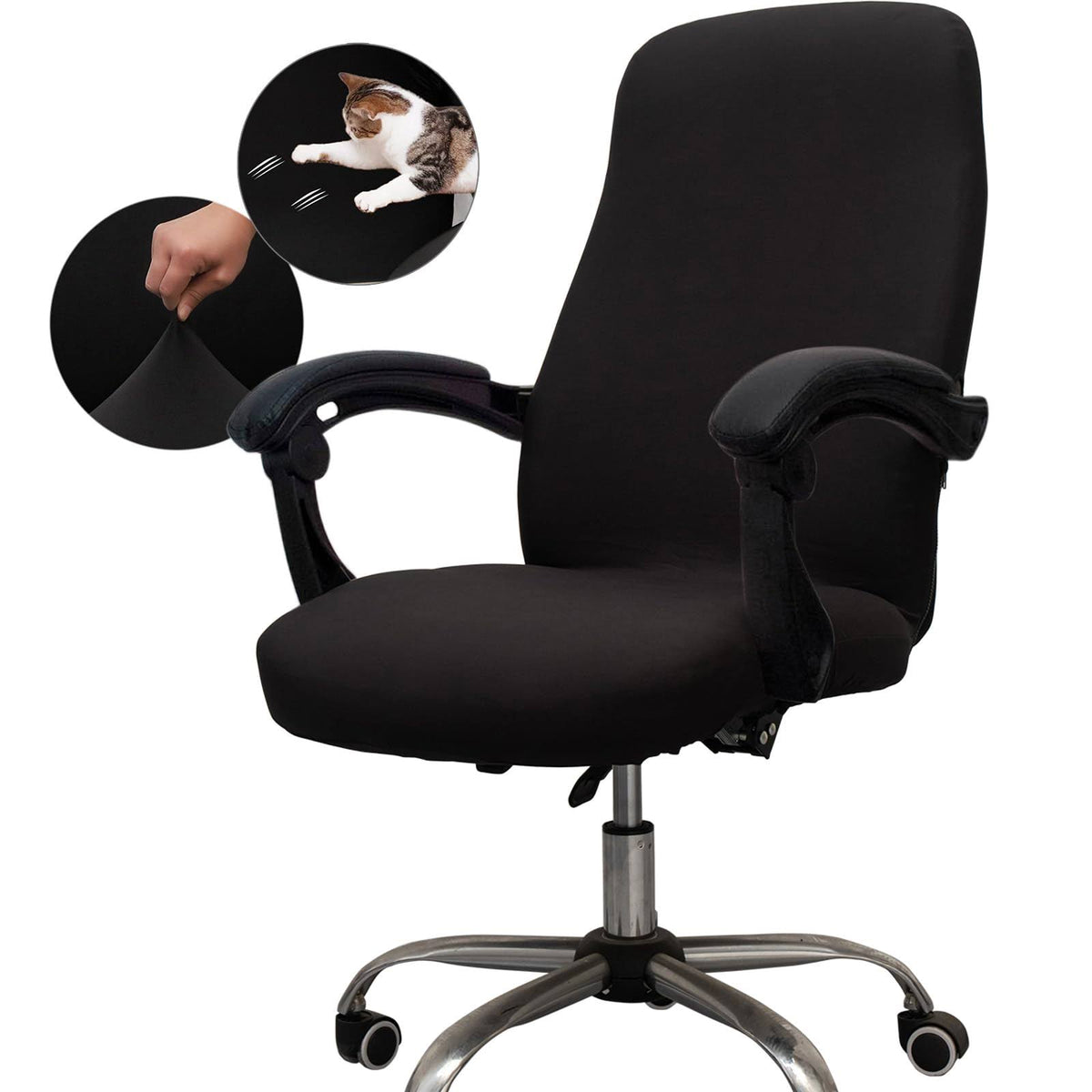 Melaluxe Office Chair Cover - Universal Stretch Desk Chair Cover