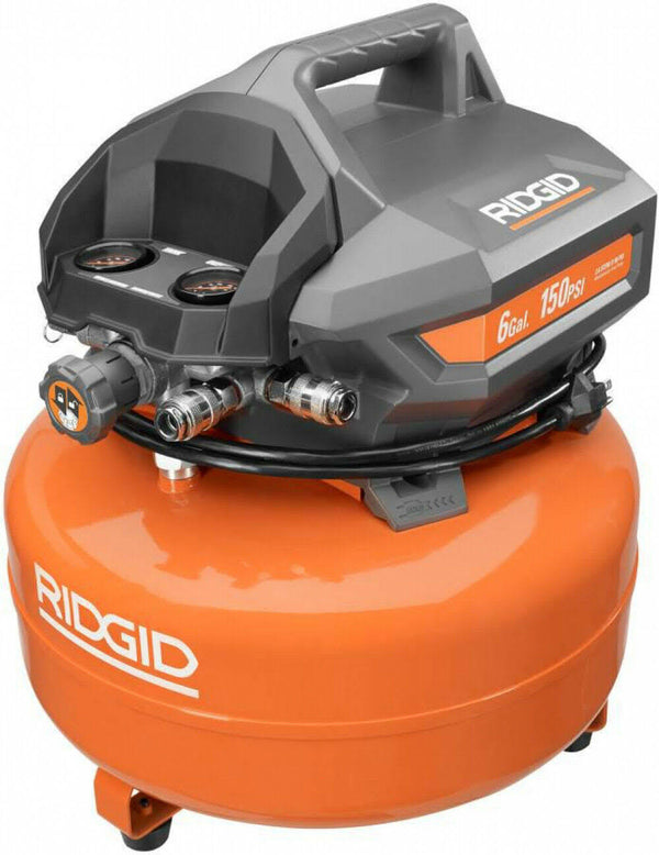 Ridgid 6 gal. Portable Electric Pancake Air Compressor-Instock