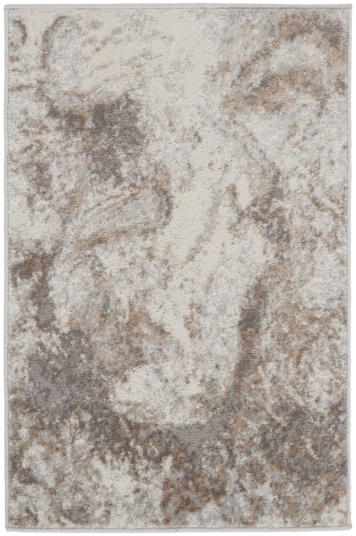 Nourison Elation ETN02 Area Rug | Ivory Grey | 9' x 12'