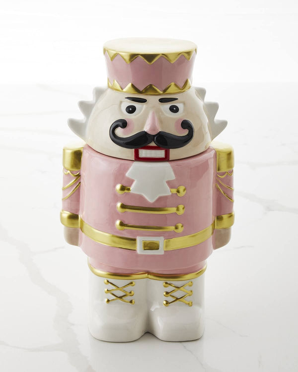Neiman Marcus Nutcracker Cookie Jar, Pink, Cookware & Bakeware Cookie Jars