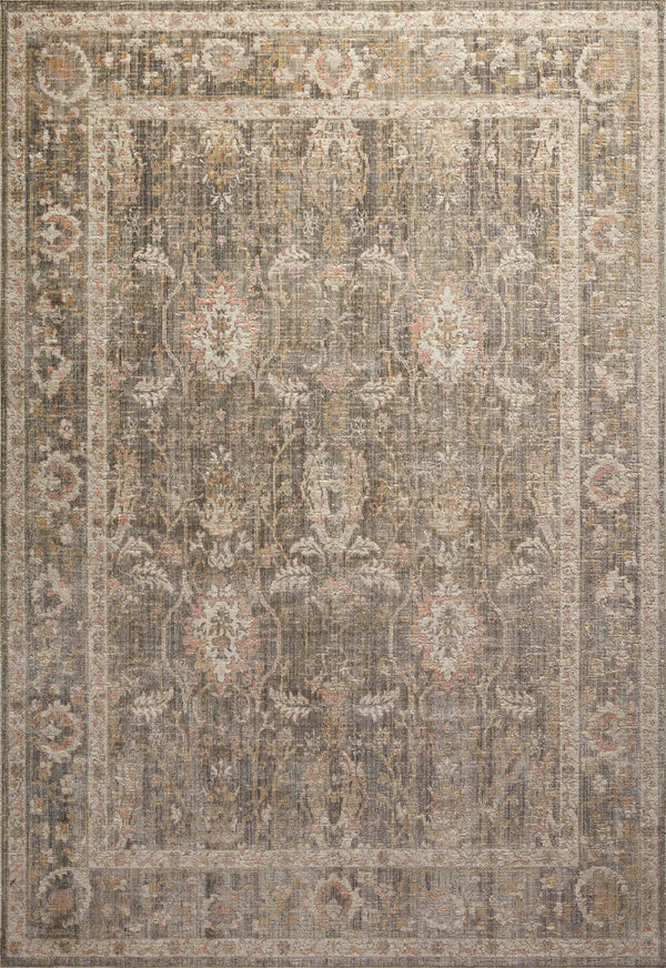 Chris Loves Julia x Loloi 6'3" 9'0" Sage/Blush Rosemarie ROE-01 Area Rug