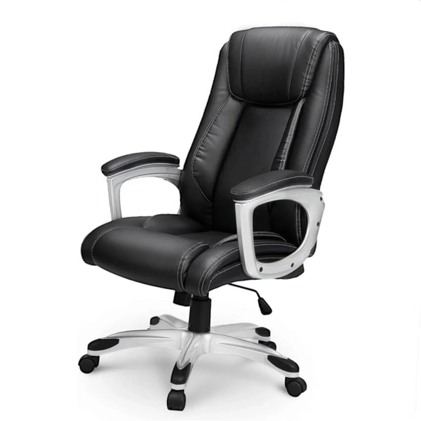 AECOJOY Office Chair Ergonomic, Leather Office Chair with High Back