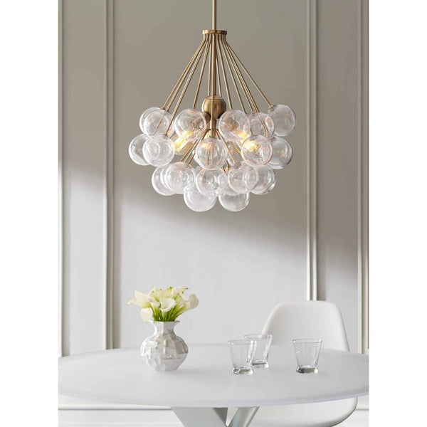 Logan 3 - Light Unique Sphere Chandelier Finish: Satin Bronze